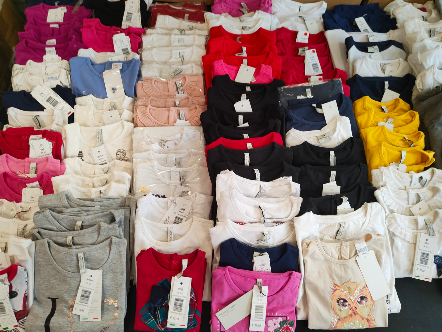 €6,04 al pezzo BIRBA, TRYBEYOND stock abbigliamento bambina 278 pezzi - A/I - RIF. 6095AF