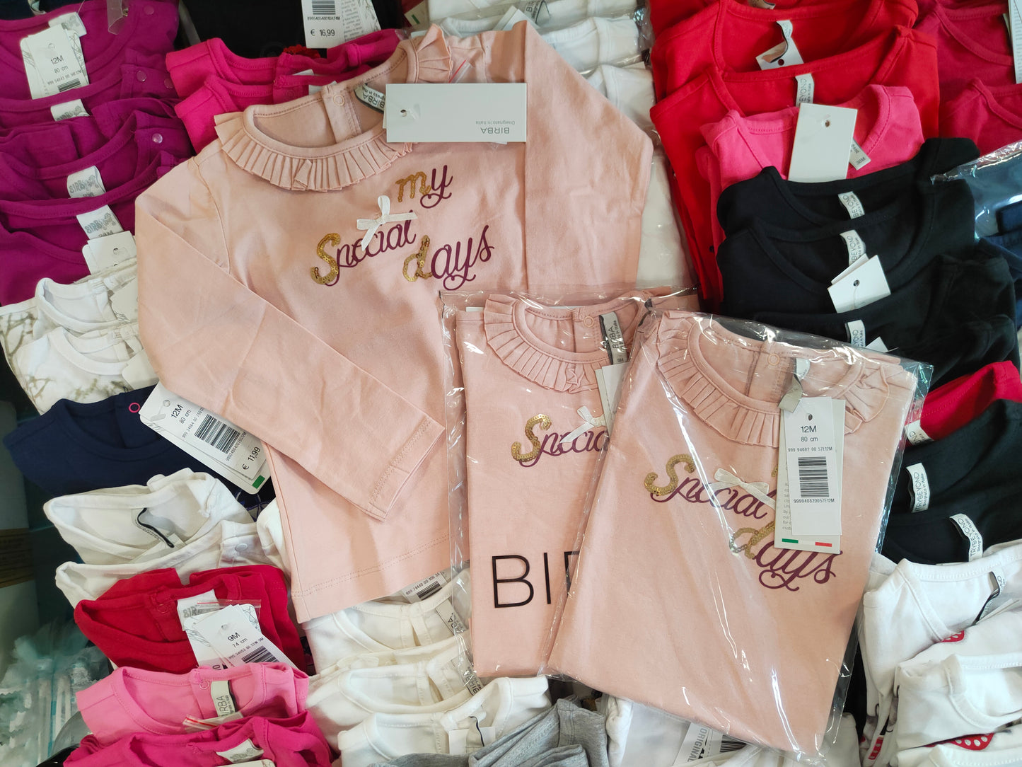 €6,04 al pezzo BIRBA, TRYBEYOND stock abbigliamento bambina 278 pezzi - A/I - RIF. 6095AF