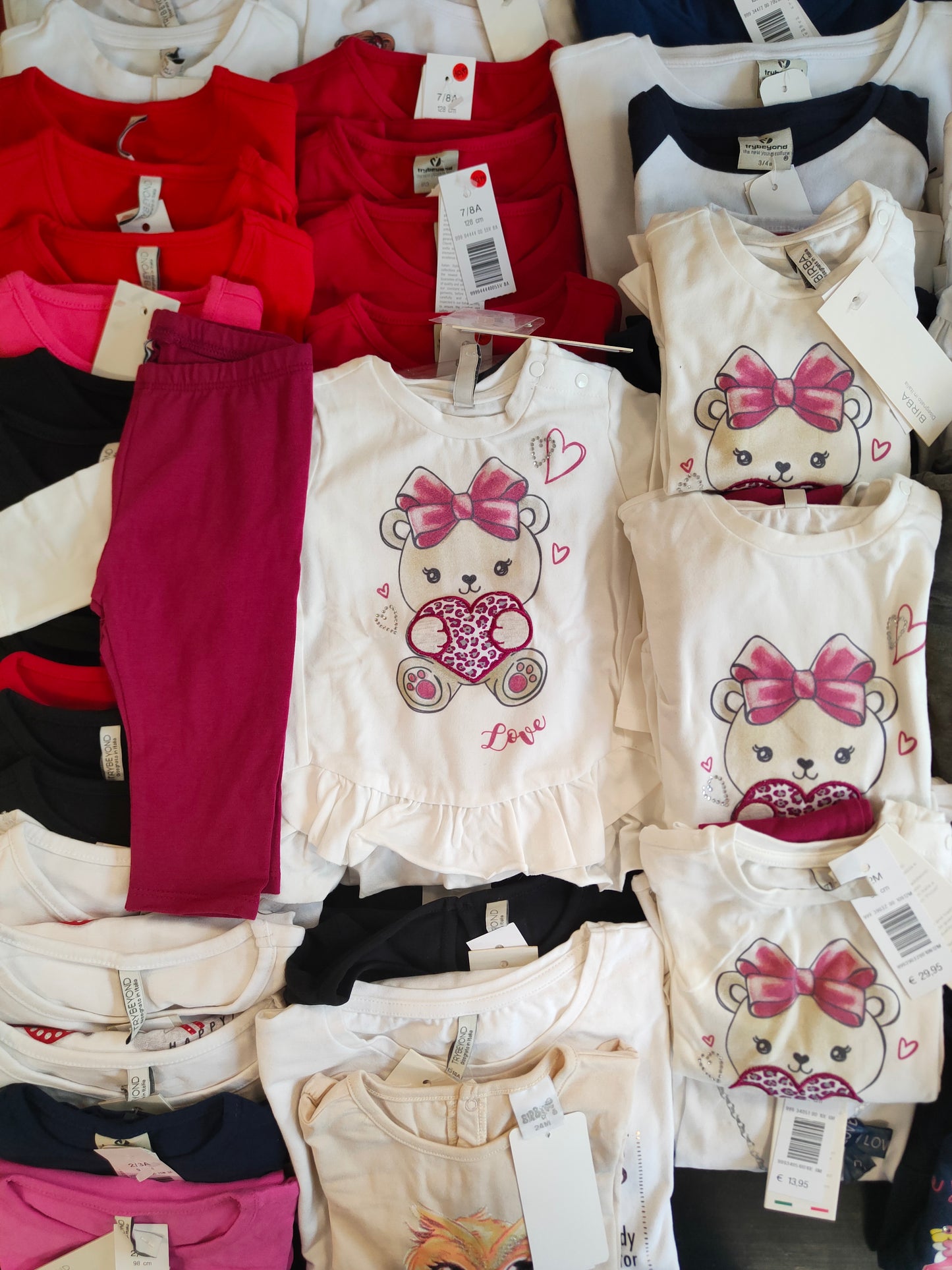 €6,04 al pezzo BIRBA, TRYBEYOND stock abbigliamento bambina 278 pezzi - A/I - RIF. 6095AF