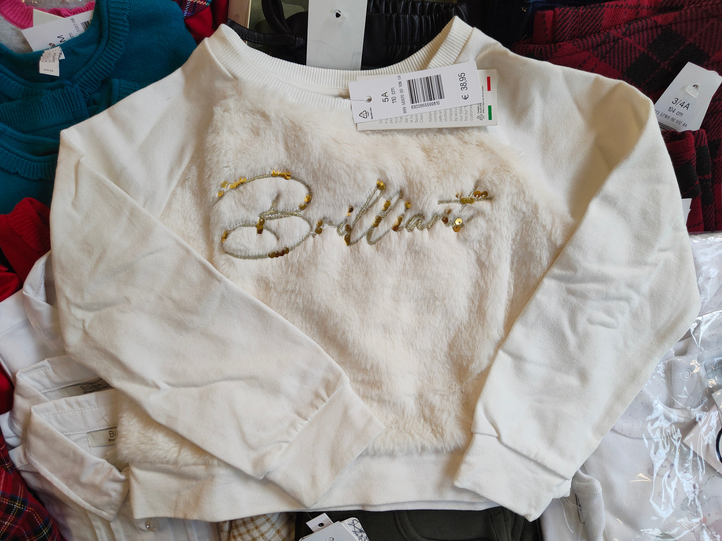 €6,04 al pezzo BIRBA, TRYBEYOND stock abbigliamento bambina 278 pezzi - A/I - RIF. 6095AF
