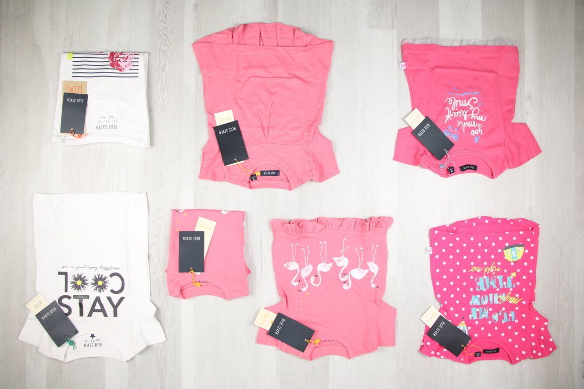 €3,50 al pezzo BLUE SEVEN stock abbigliamento bambini 92 pezzi - P/E - RIF. 6069AF
