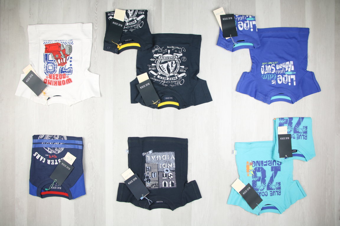 €3,50 al pezzo BLUE SEVEN stock abbigliamento bambini 92 pezzi - P/E - RIF. 6069AF