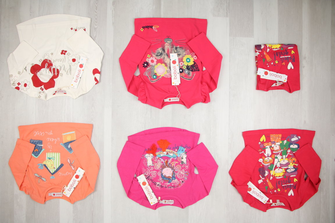 SCONTATO -20% €4,00 al pezzo BOBOLI stock abbigliamento bambini 220 pezzi - P/E - RIF. 6051AF