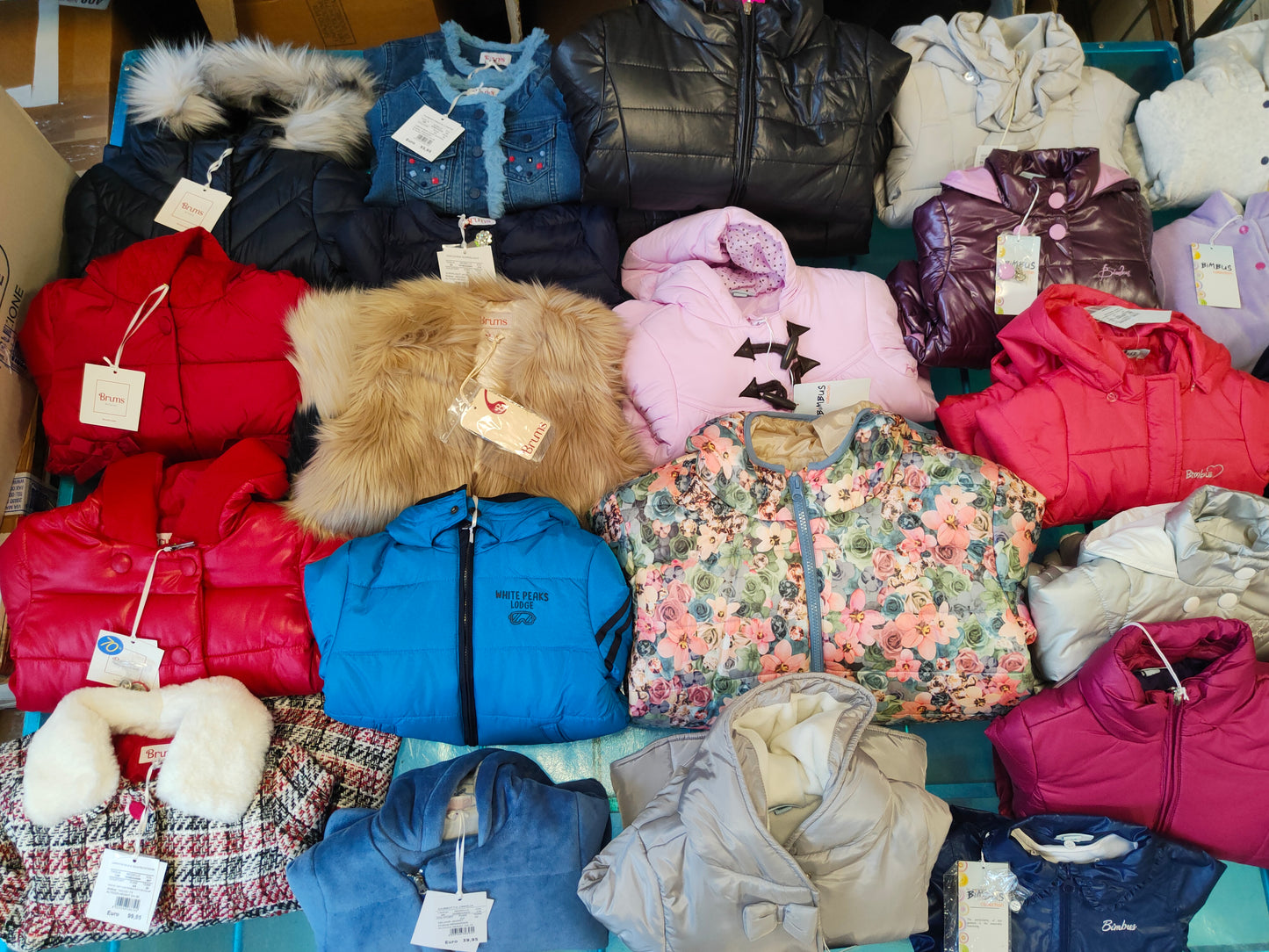 €6,23 al pezzo BRUMS, BIMBUS stock abbigliamento bambini 238 pezzi - A/I - RIF. 6092AF