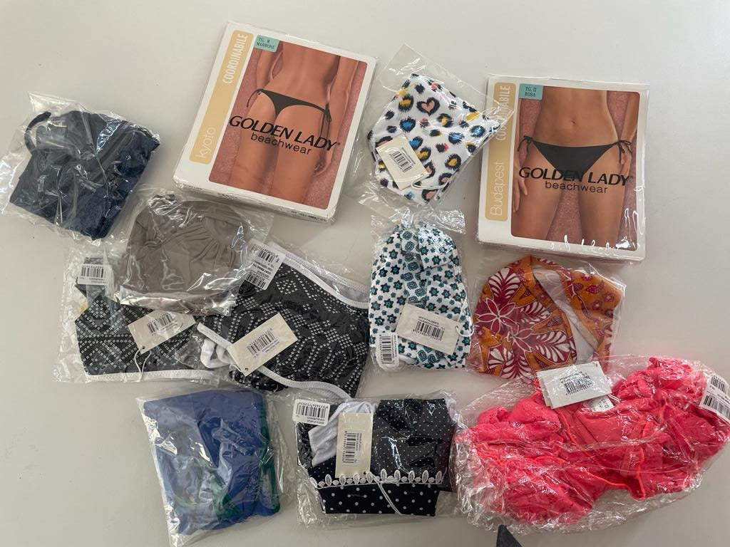 €1.30 per piece GOLDEN LADY stock women's costumes 3000 pieces - S/S - REF. TV6078