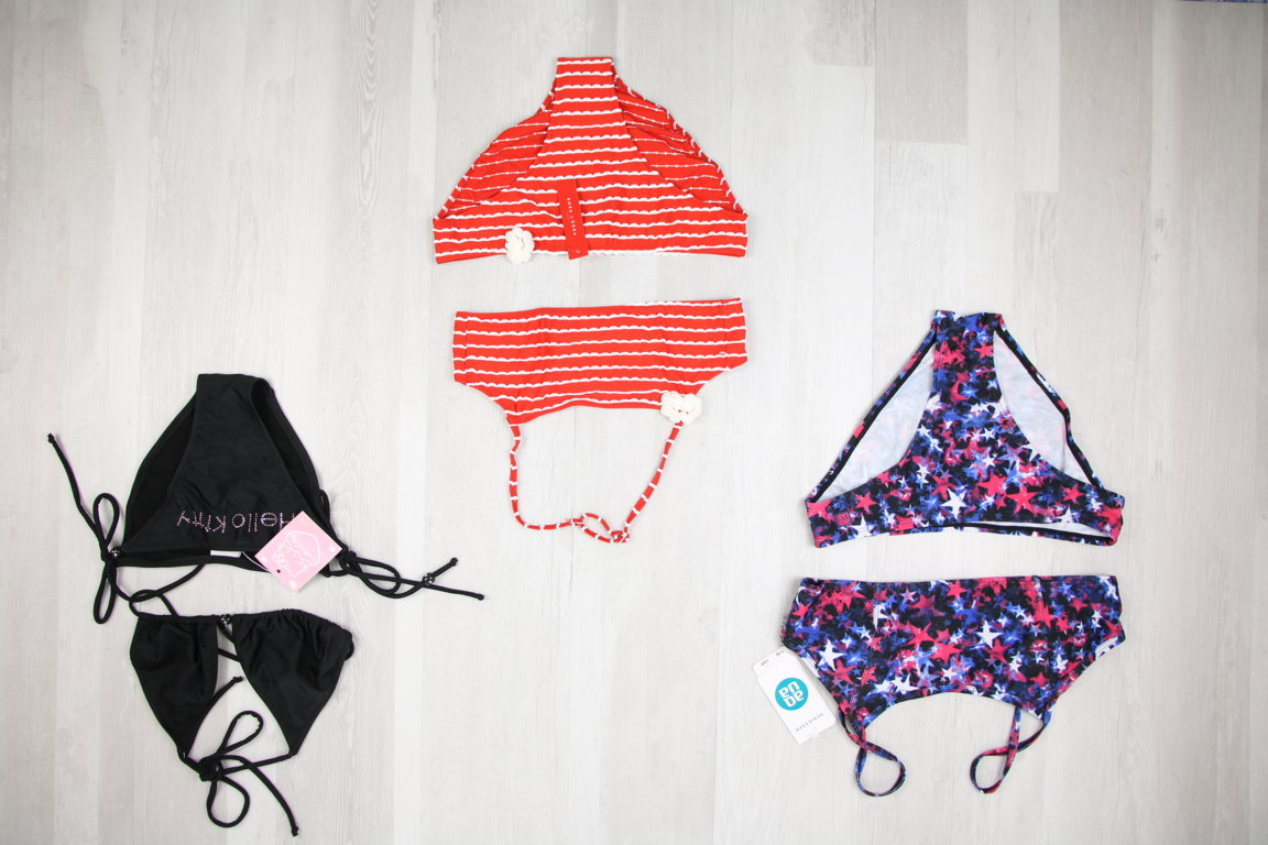 SCONTATO - 20% €2,80 al pezzo BORA BORA, SCHIESSER, ARENA, AMAREA, MAYORAL, ecc. stock costumi bambini 108 pezzi - P/E - RIF. 6040