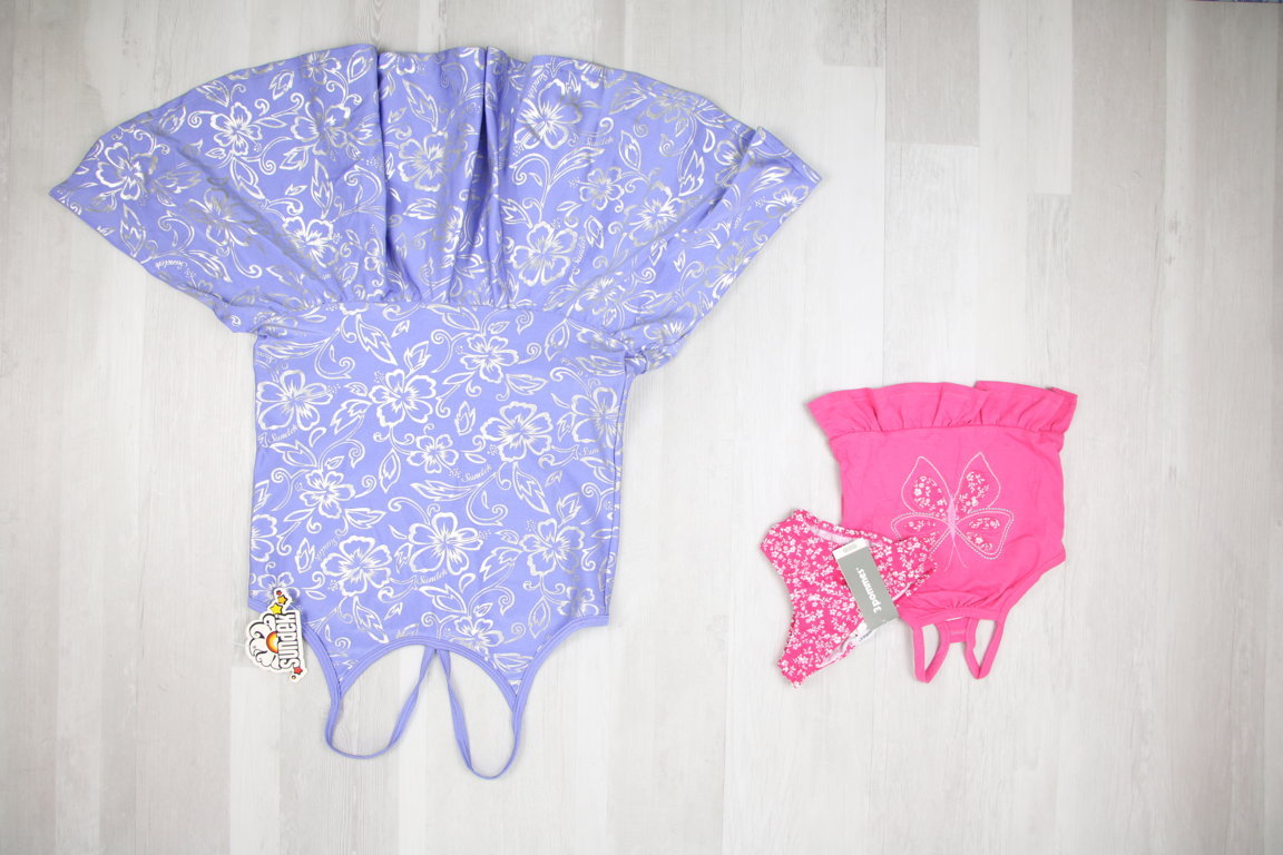 SCONTATO - 20% €2,80 al pezzo BORA BORA, SCHIESSER, ARENA, AMAREA, MAYORAL, ecc. stock costumi bambini 108 pezzi - P/E - RIF. 6040