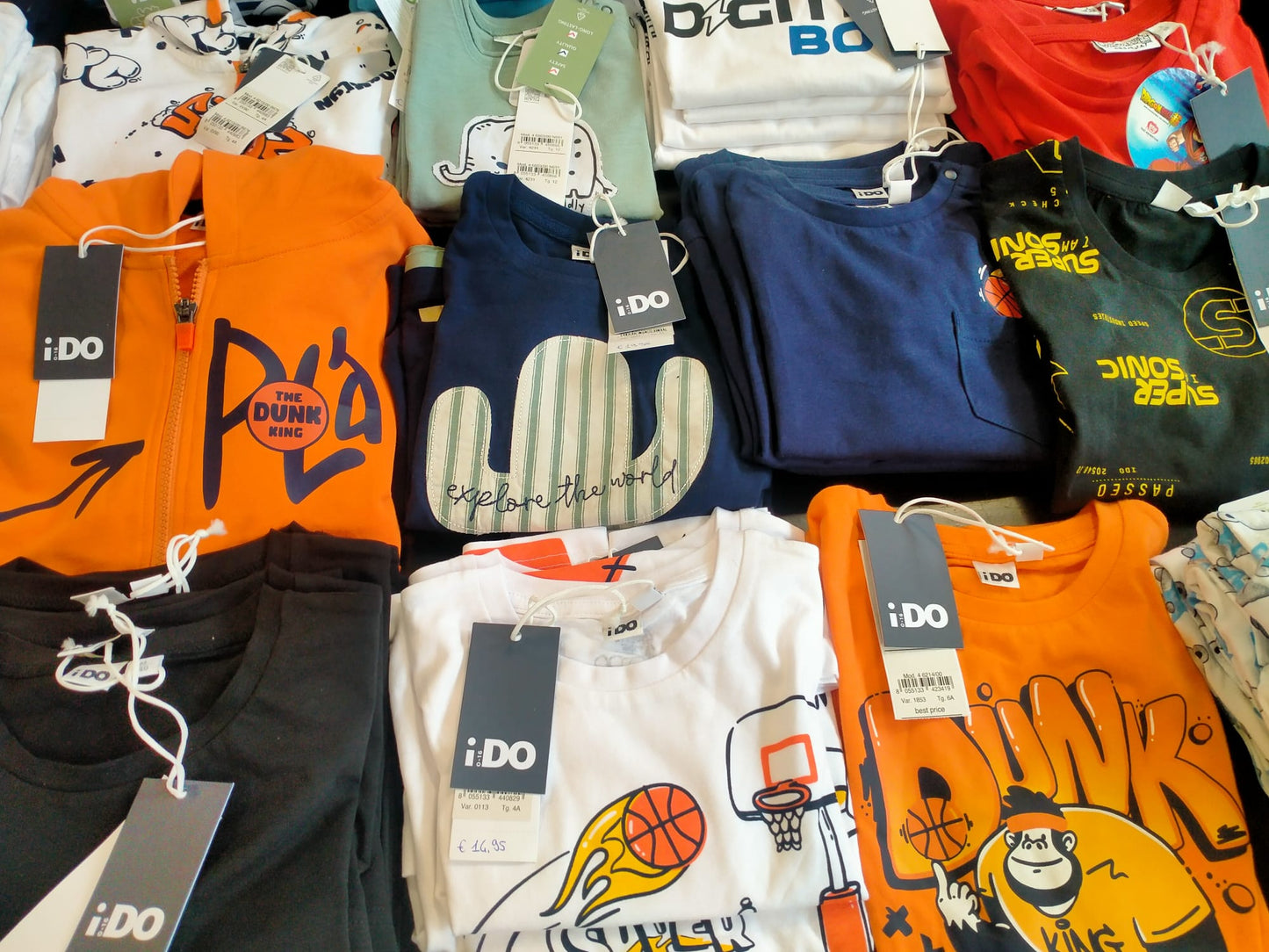 €4,00 al pezzo I DO stock abbigliamento e accessori bambini 419 pezzi - P/E - RIF. 6074AF