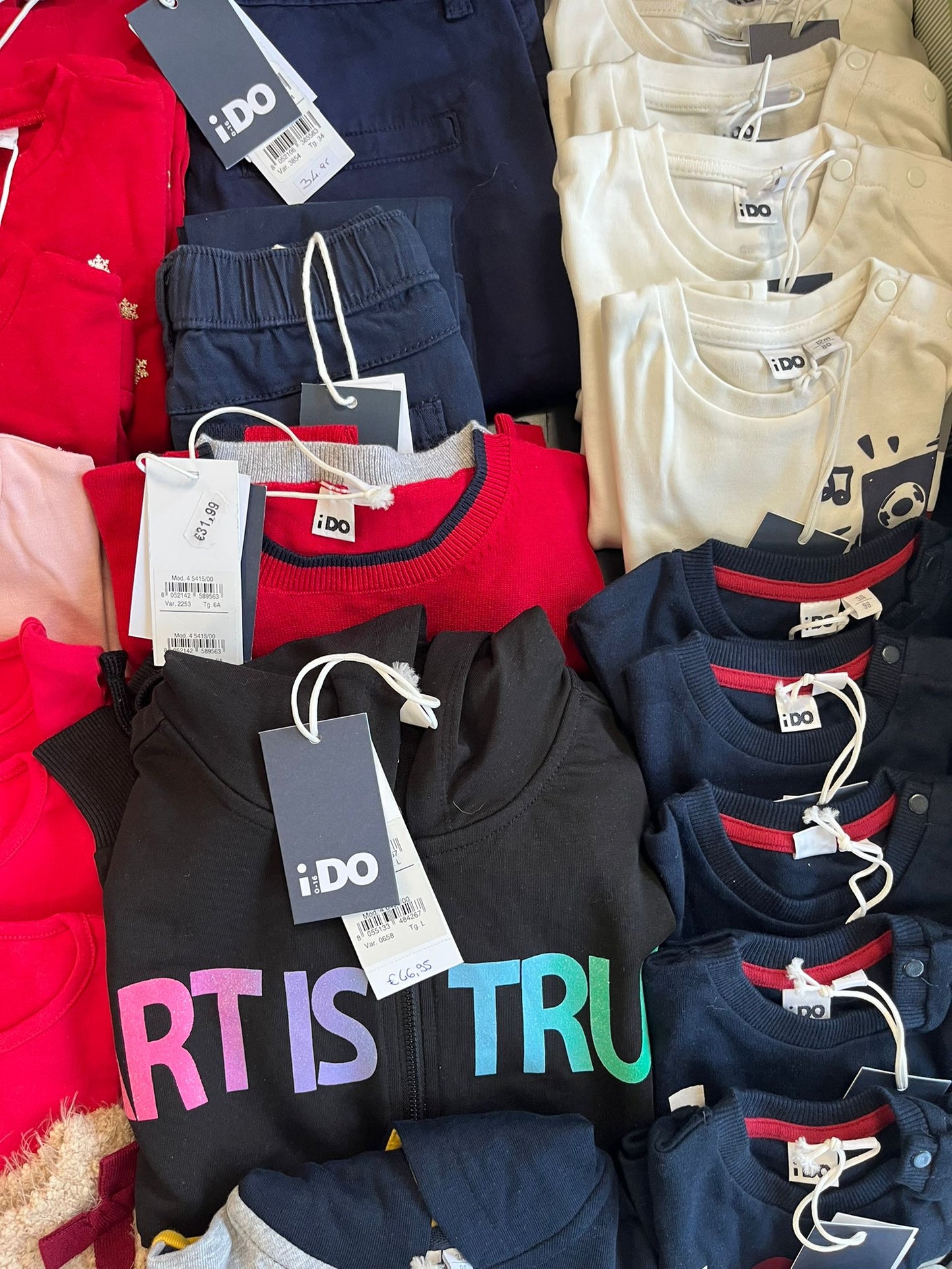 €4,38 al pezzo I DO stock abbigliamento bambini 162 pezzi - A/I - RIF. 6090AF