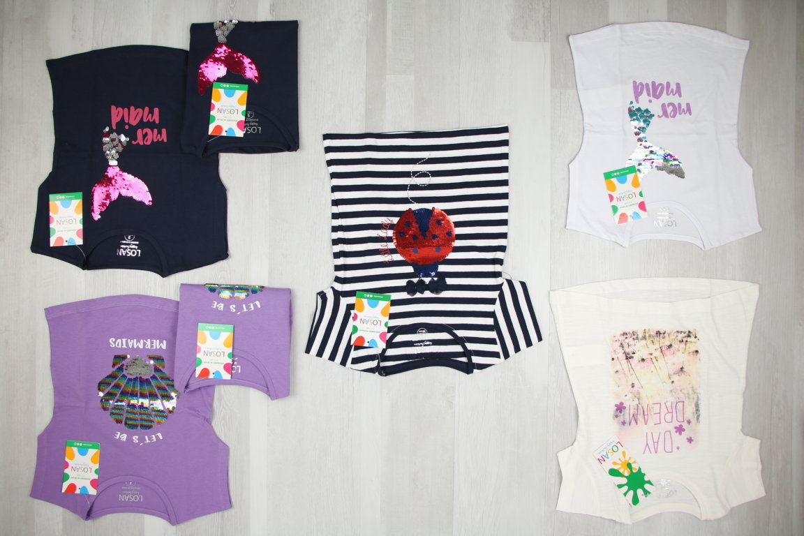 SCONTATO -20% €4,00 al pezzo LOSAN stock abbigliamento bambini 296 pezzi - P/E - RIF. 6054AF
