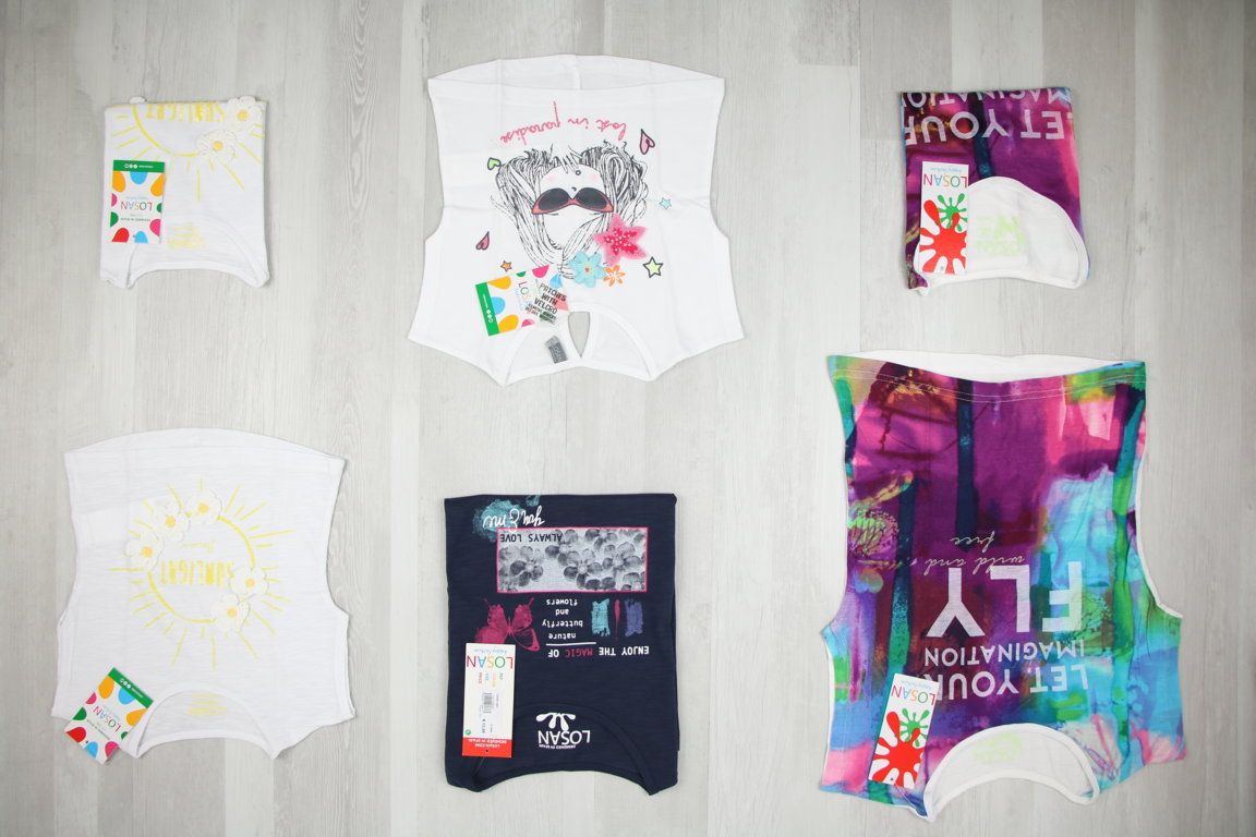 SCONTATO -20% €4,00 al pezzo LOSAN stock abbigliamento bambini 296 pezzi - P/E - RIF. 6054AF
