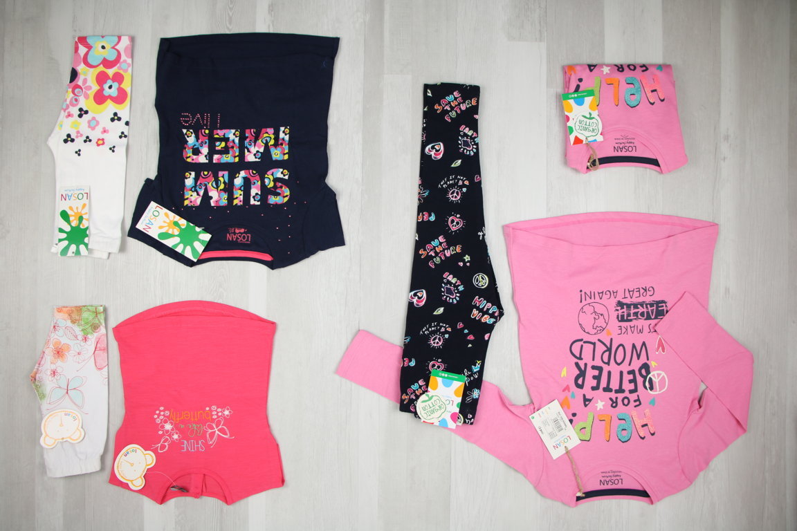 SCONTATO -20% €4,00 al pezzo LOSAN stock abbigliamento bambini 296 pezzi - P/E - RIF. 6054AF