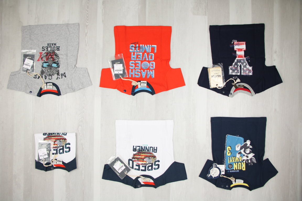 SCONTATO -20% €4,00 al pezzo MASH, GAUDÌ, SARAH CHOLE, PIXEL, VINGINO, DR.KID, TIFFOSI, ecc. stock abbigliamento bambini 224 pezzi - P/E - RIF. 6059AF