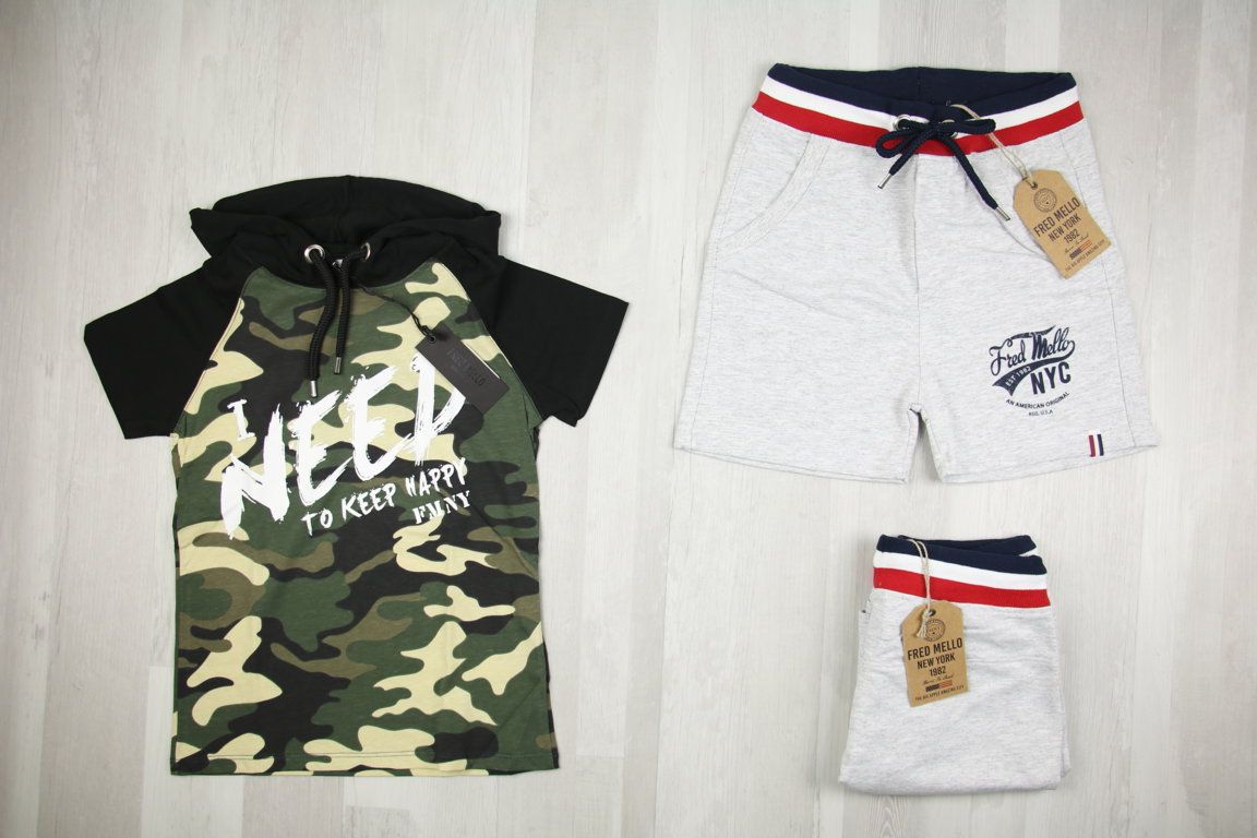 €7,00 al pezzo BUTNOT, FRED MELLO, PARENTAL ADVISORY, TOURISTE, FUNBEE, ecc. stock abbigliamento bambino 123 pezzi - P/E - A/I - RIF. 6183AF