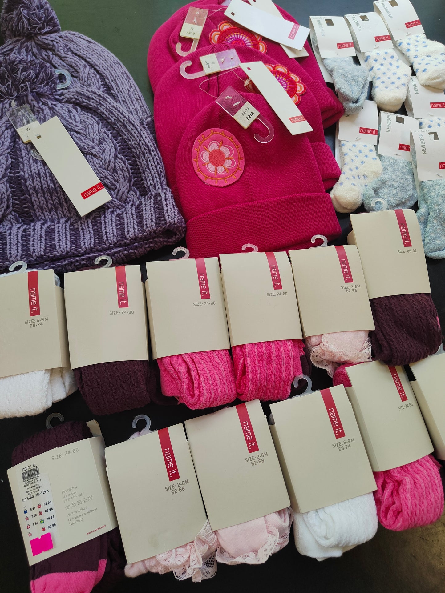 €3,81 al pezzo NAME IT stock abbigliamento bambini 190 pezzi - A/I - RIF. 6102AF