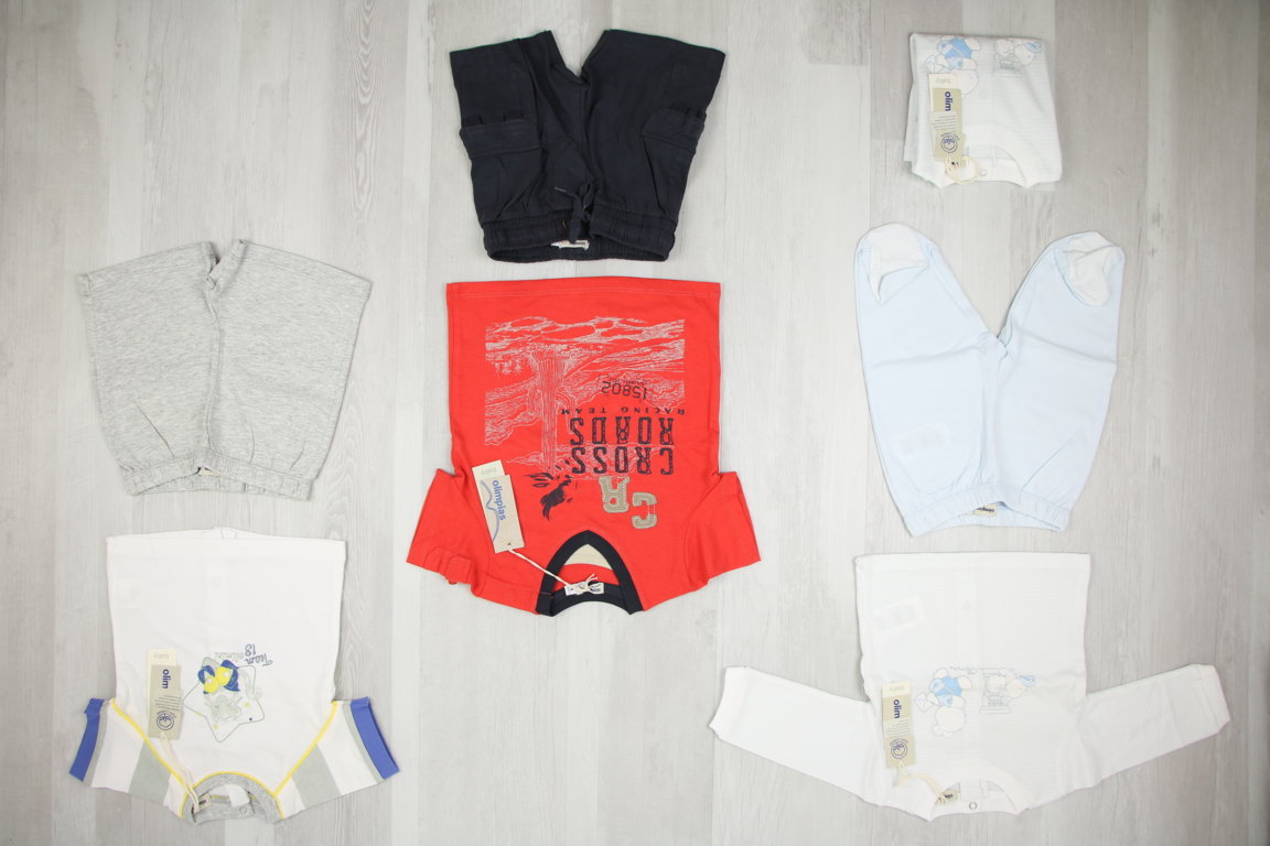 €3,80 al pezzo OLIMPIAS stock abbigliamento bambini 78 pezzi - P/E - RIF. 6056AF