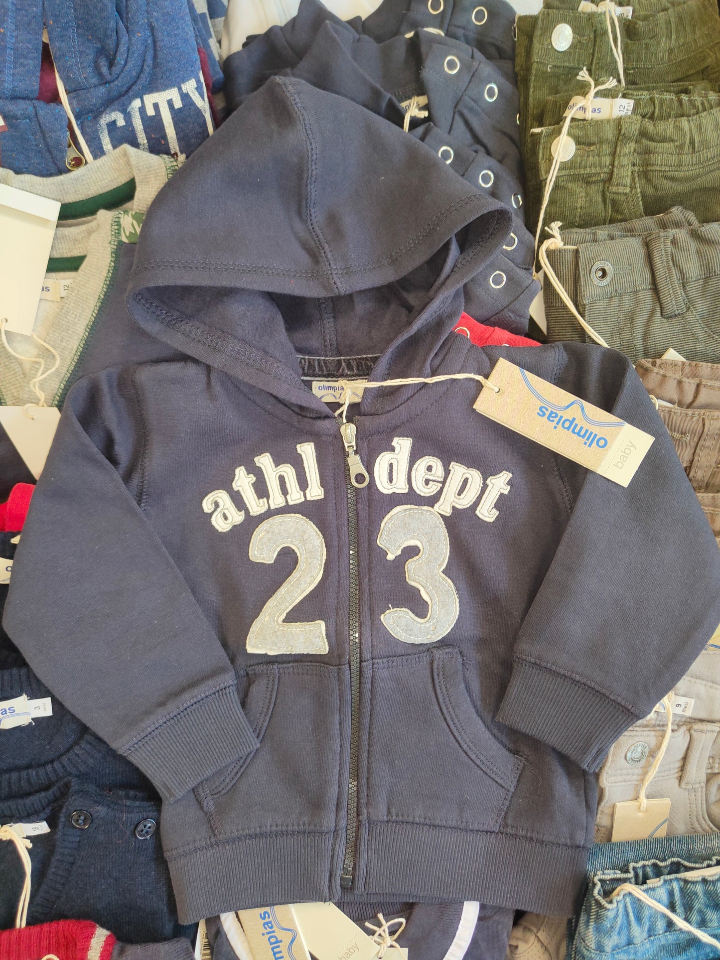 €3,80 al pezzo OLIMPIAS stock abbigliamento bambini 111 pezzi - A/I - RIF. 6103AF