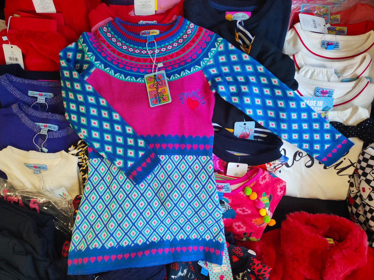 €4,89 al pezzo ROSALITA stock abbigliamento bambina 55 pezzi - A/I - RIF. 6101AF
