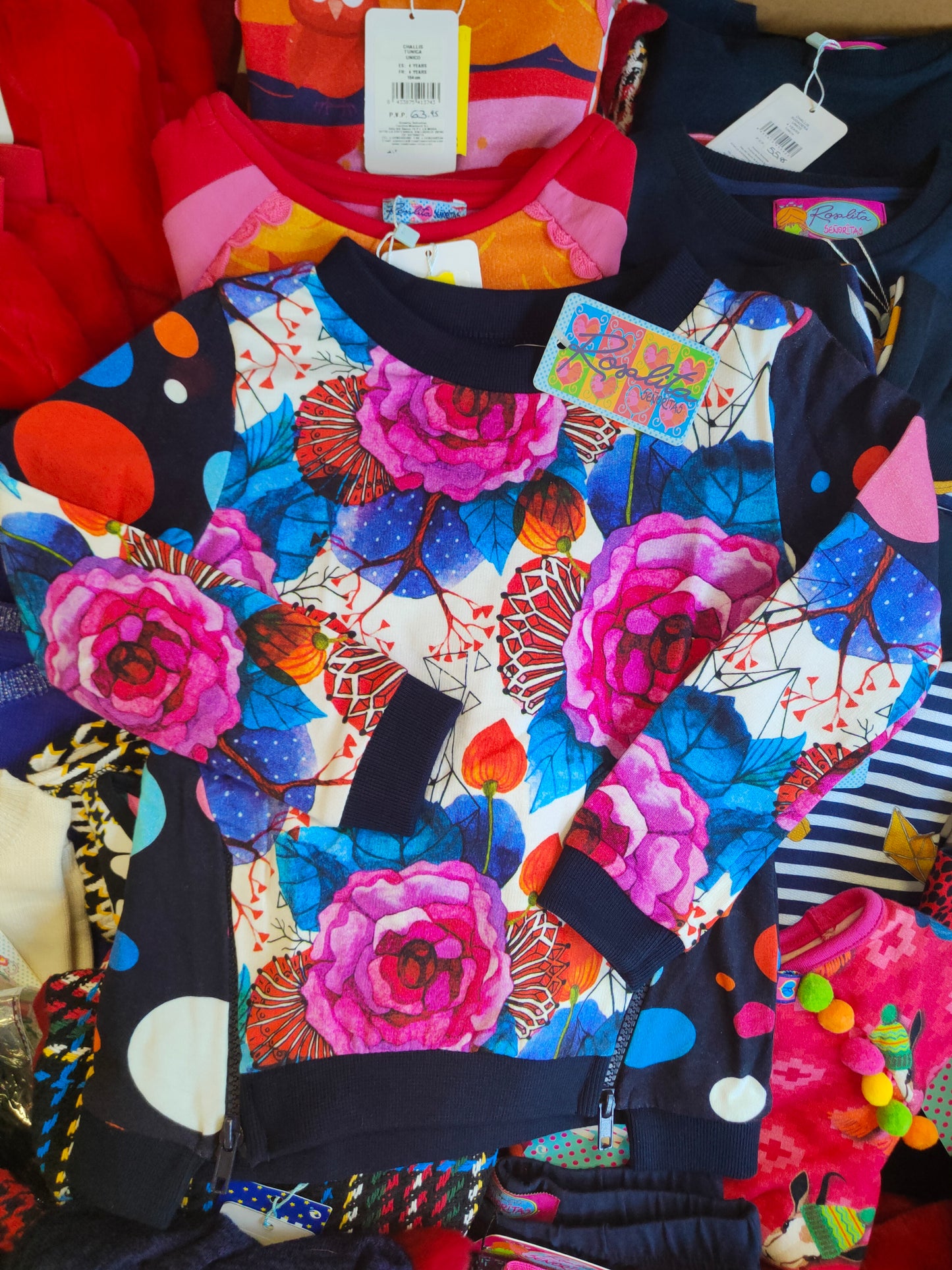 €4,89 al pezzo ROSALITA stock abbigliamento bambina 55 pezzi - A/I - RIF. 6101AF