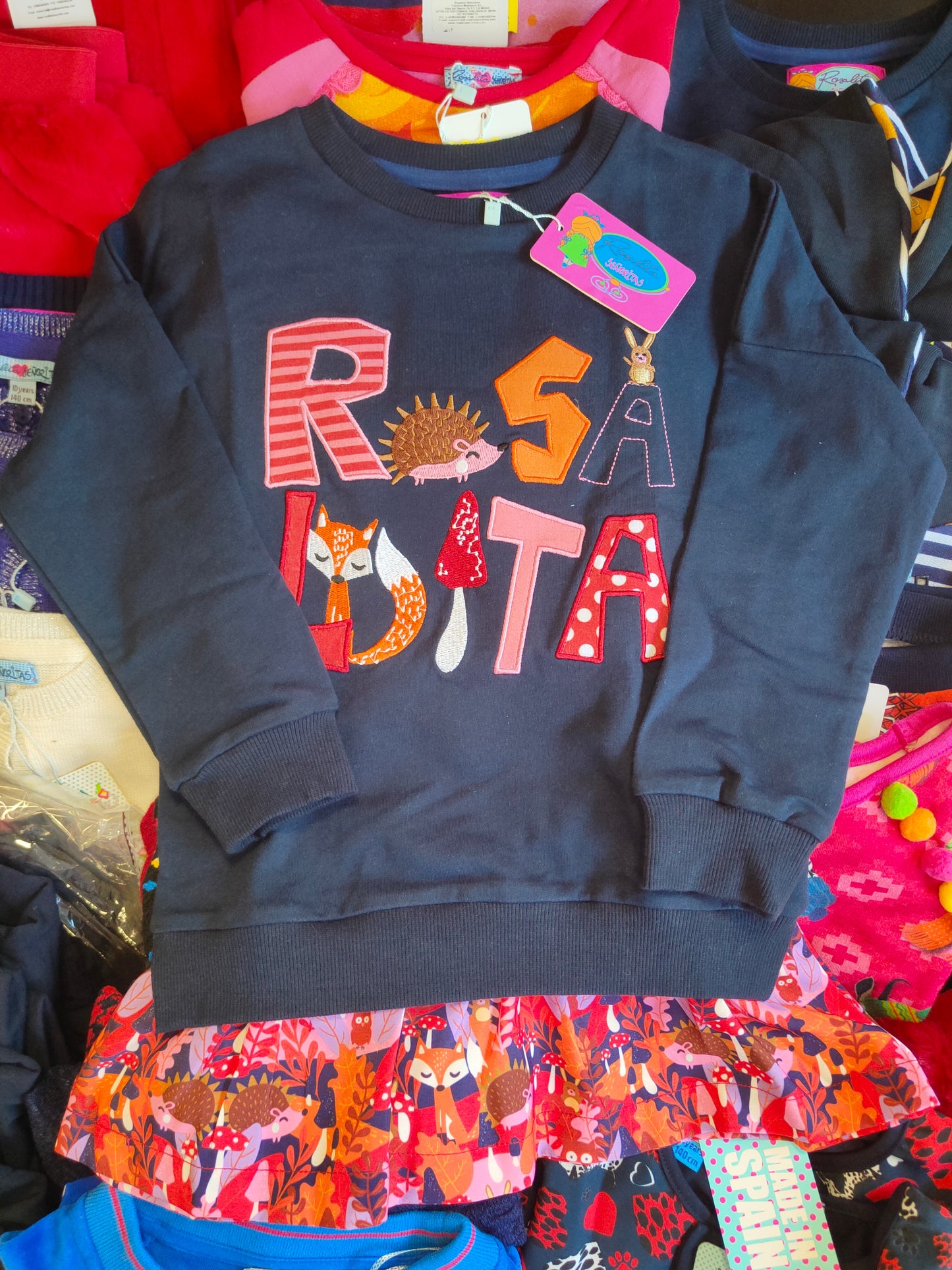 €4,89 al pezzo ROSALITA stock abbigliamento bambina 55 pezzi - A/I - RIF. 6101AF