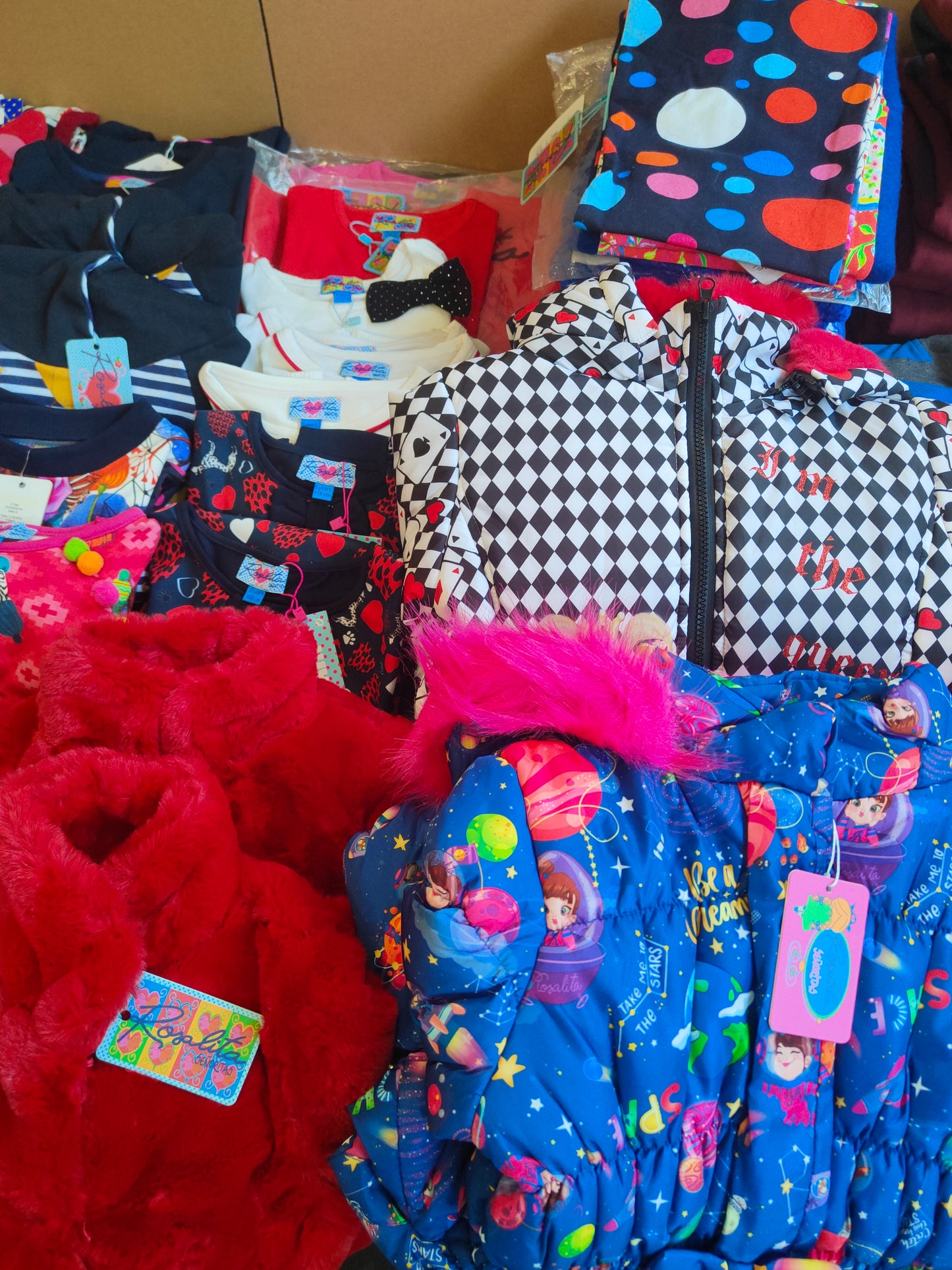 €4,89 al pezzo ROSALITA stock abbigliamento bambina 55 pezzi - A/I - RIF. 6101AF