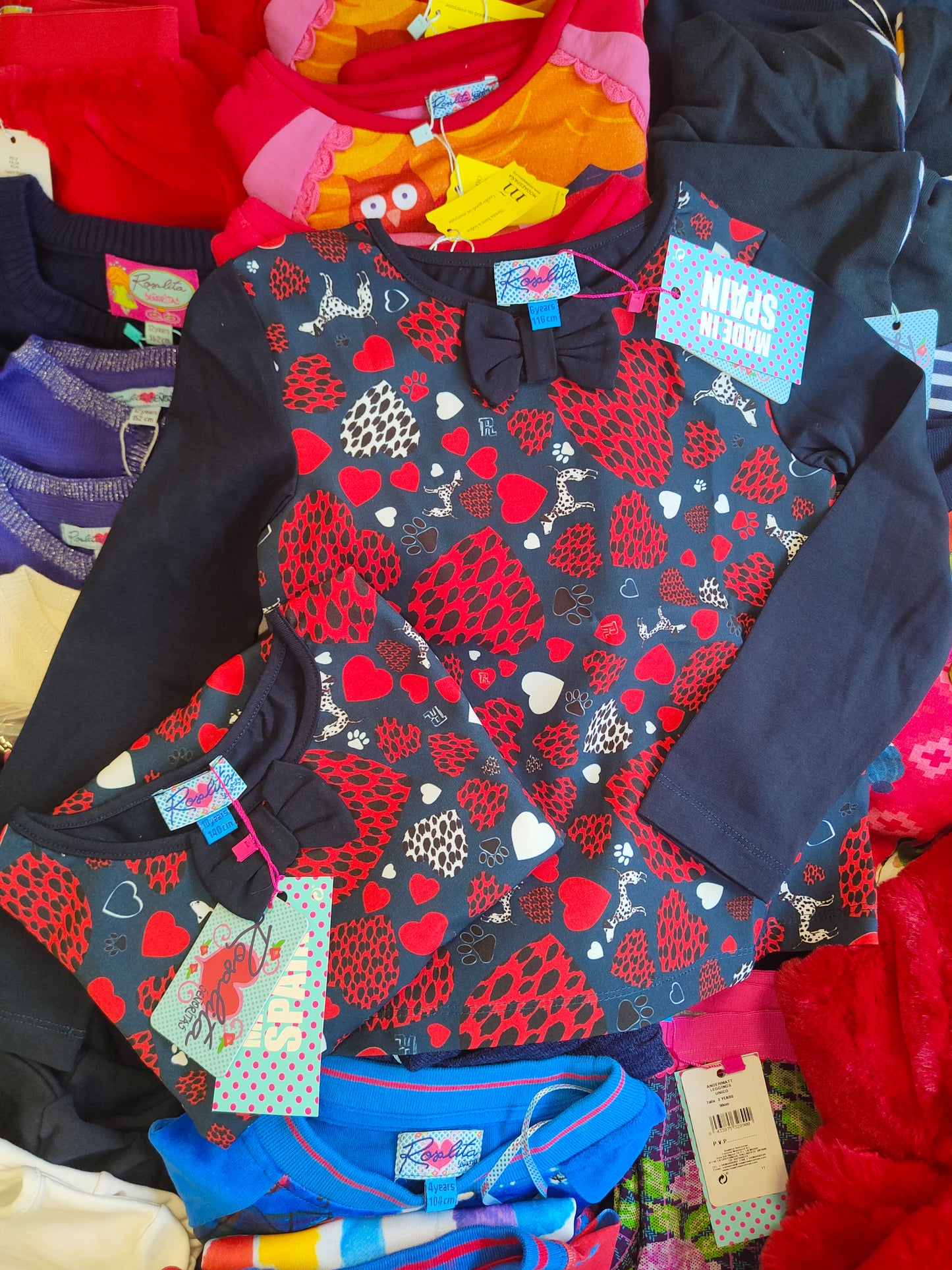 €4,89 al pezzo ROSALITA stock abbigliamento bambina 55 pezzi - A/I - RIF. 6101AF