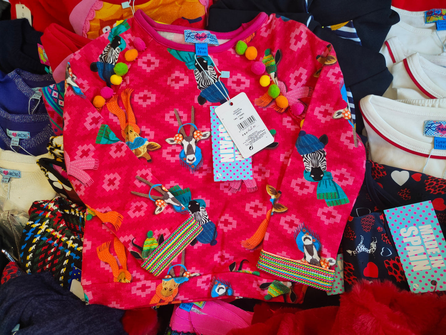 €4,89 al pezzo ROSALITA stock abbigliamento bambina 55 pezzi - A/I - RIF. 6101AF