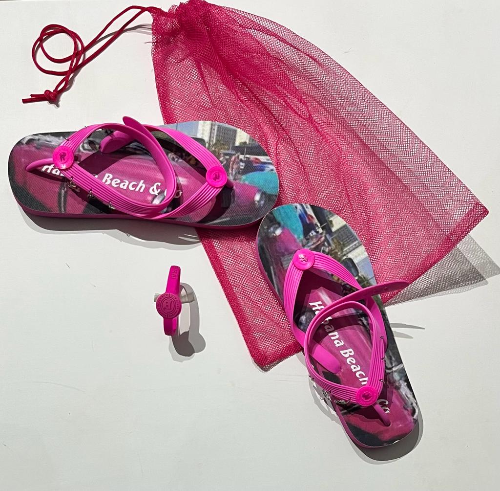 €5,00 al pezzo HABANA BEACH & CO stock sandali infradito donna 1100 paia - P/E - RIF. TV6120