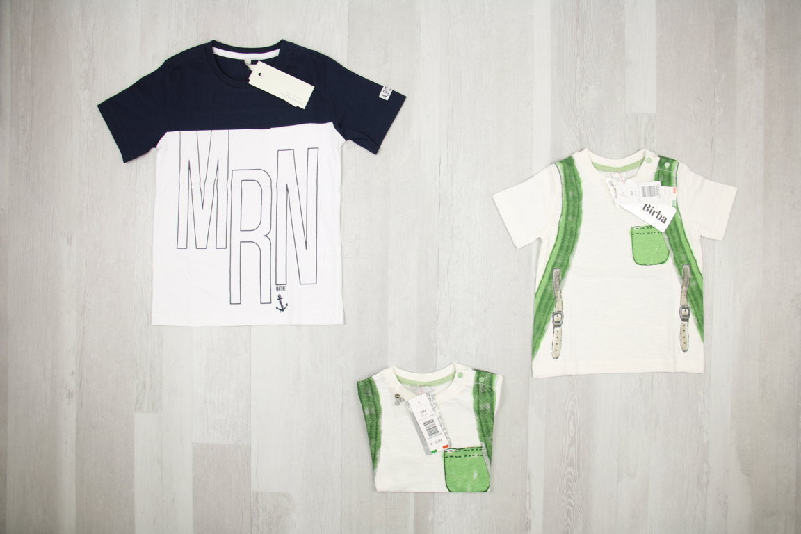€4,00 al pezzo TRYBEYOND, BIRBA stock abbigliamento bambini 168 pezzi - P/E - RIF. 6053AF