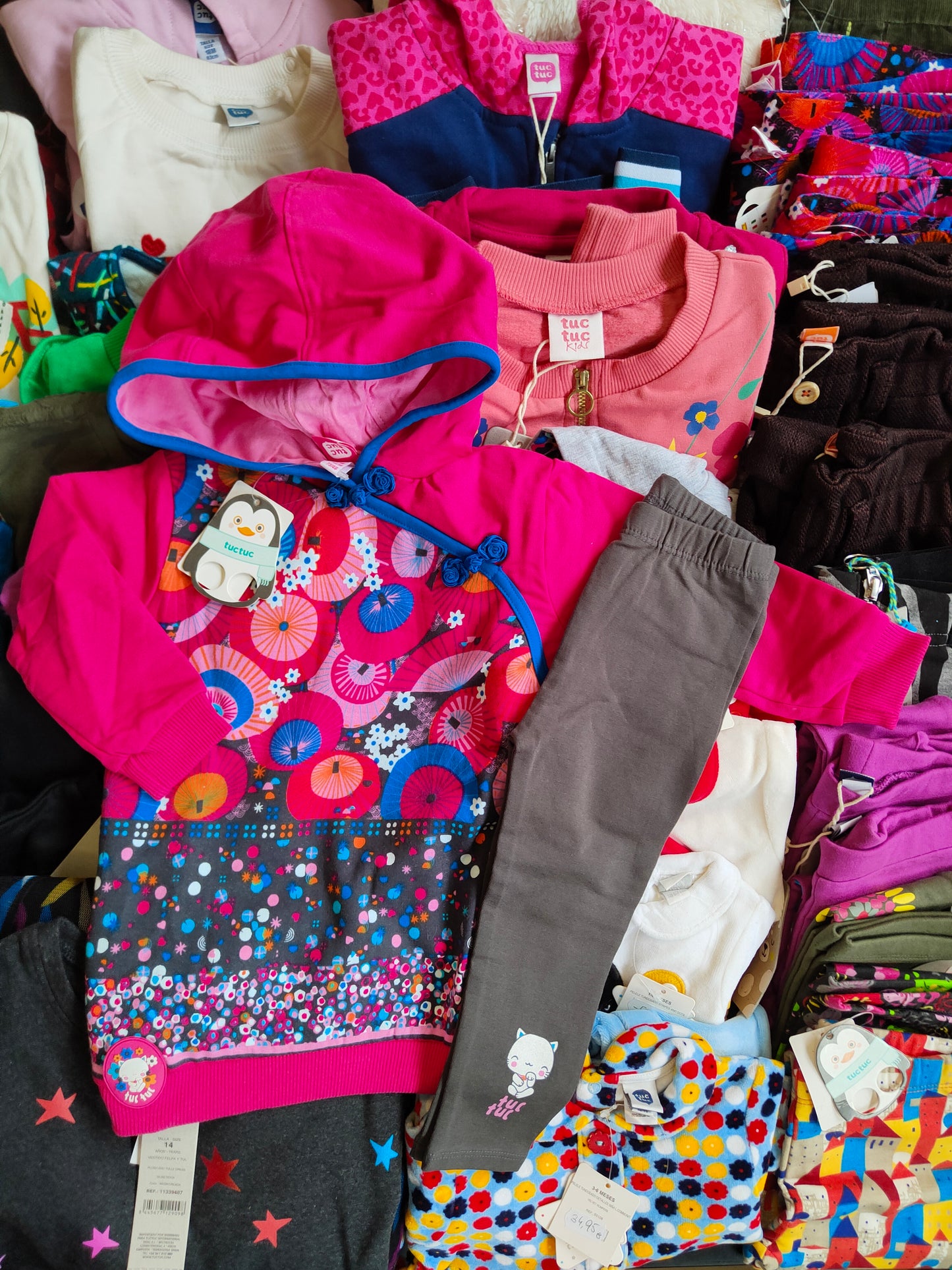 €4,84 al pezzo TUC TUC stock abbigliamento bambina 320 pezzi - A/I - RIF. 6097AF