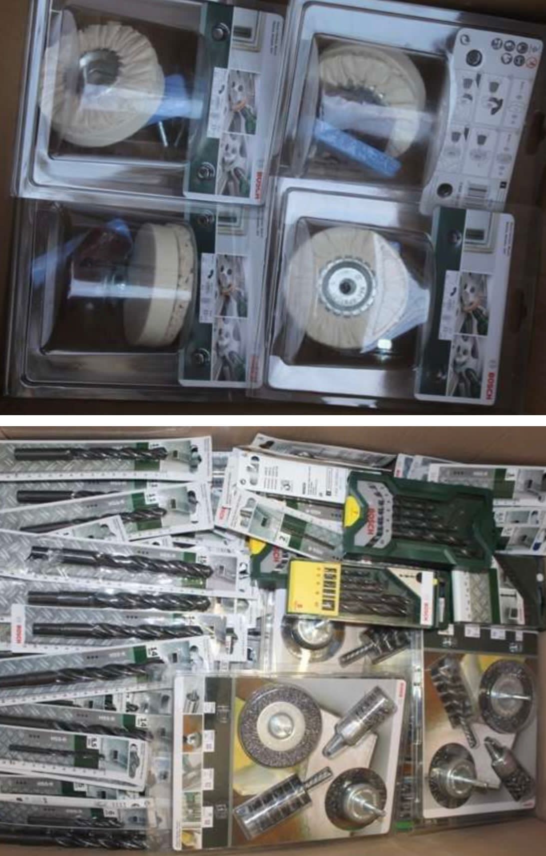 €1,80 al pezzo BOSCH, TIVOLY, BRIKSTEIN, ecc. stock utensili elettrici 100.000 pezzi - RIF. TV6038