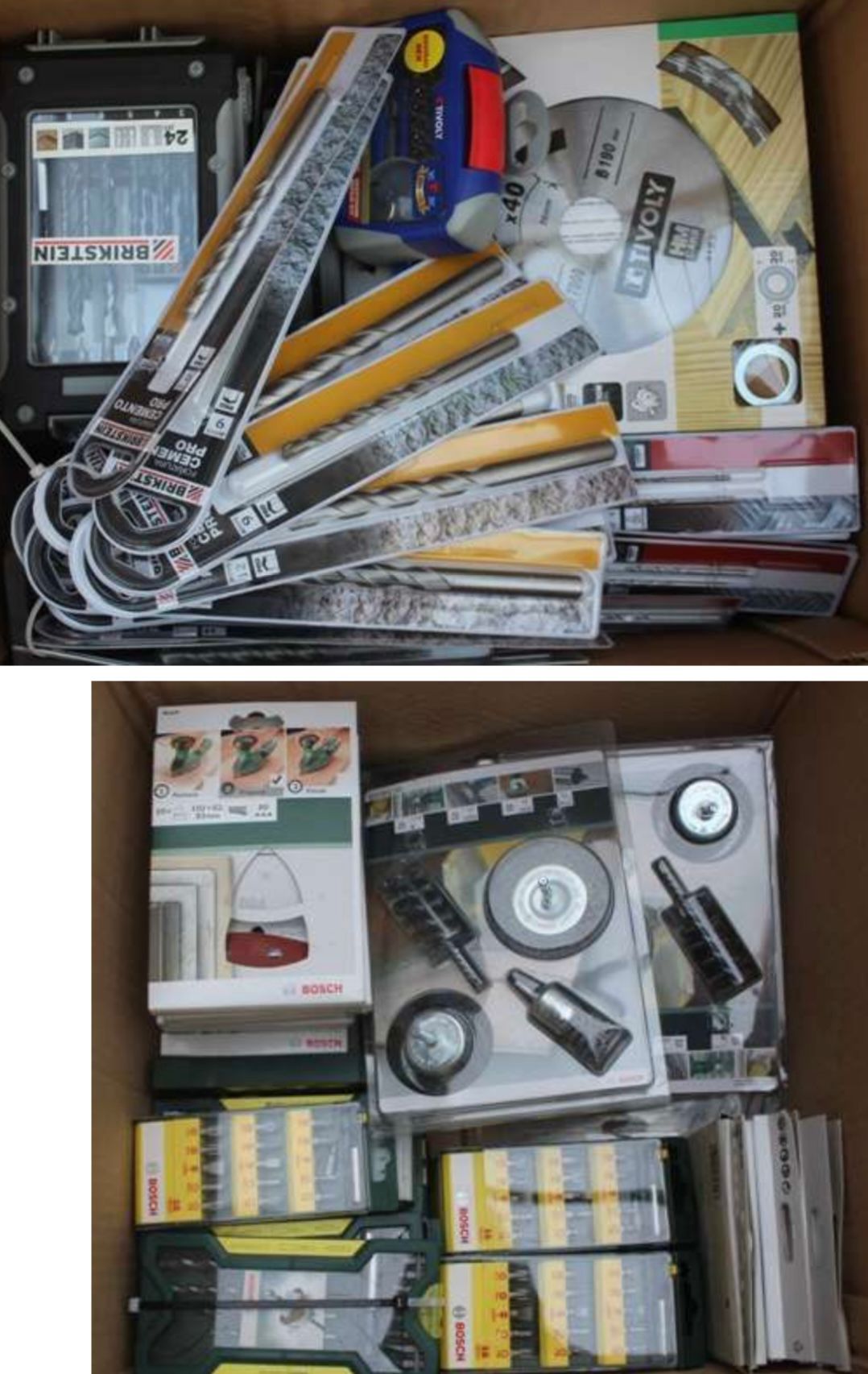 €1,80 al pezzo BOSCH, TIVOLY, BRIKSTEIN, ecc. stock utensili elettrici 100.000 pezzi - RIF. TV6038