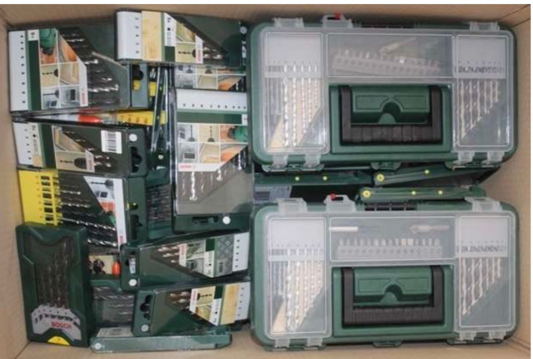 €1,80 al pezzo BOSCH, TIVOLY, BRIKSTEIN, ecc. stock utensili elettrici 100.000 pezzi - RIF. TV6038