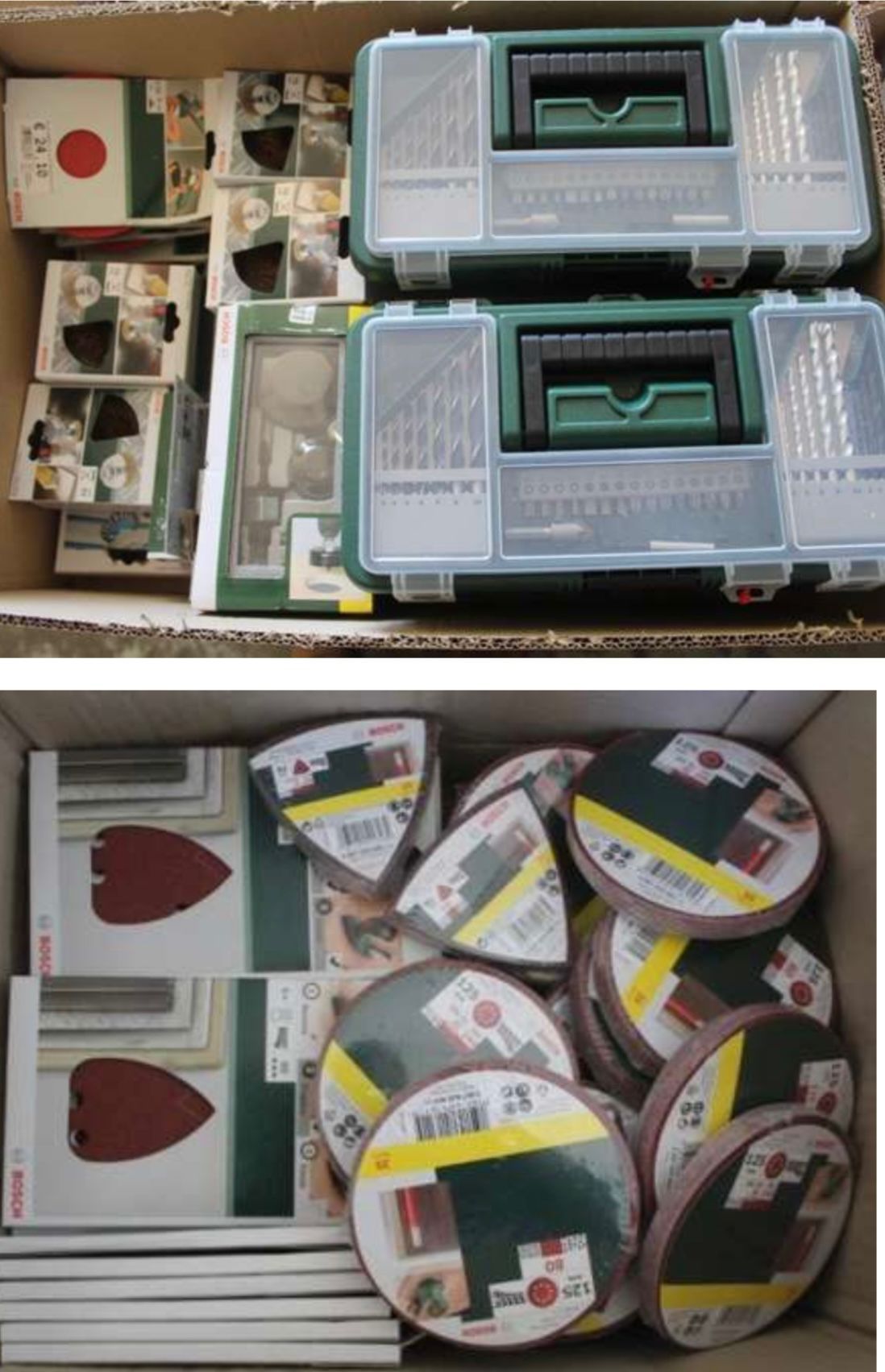 €1,80 al pezzo BOSCH, TIVOLY, BRIKSTEIN, ecc. stock utensili elettrici 100.000 pezzi - RIF. TV6038