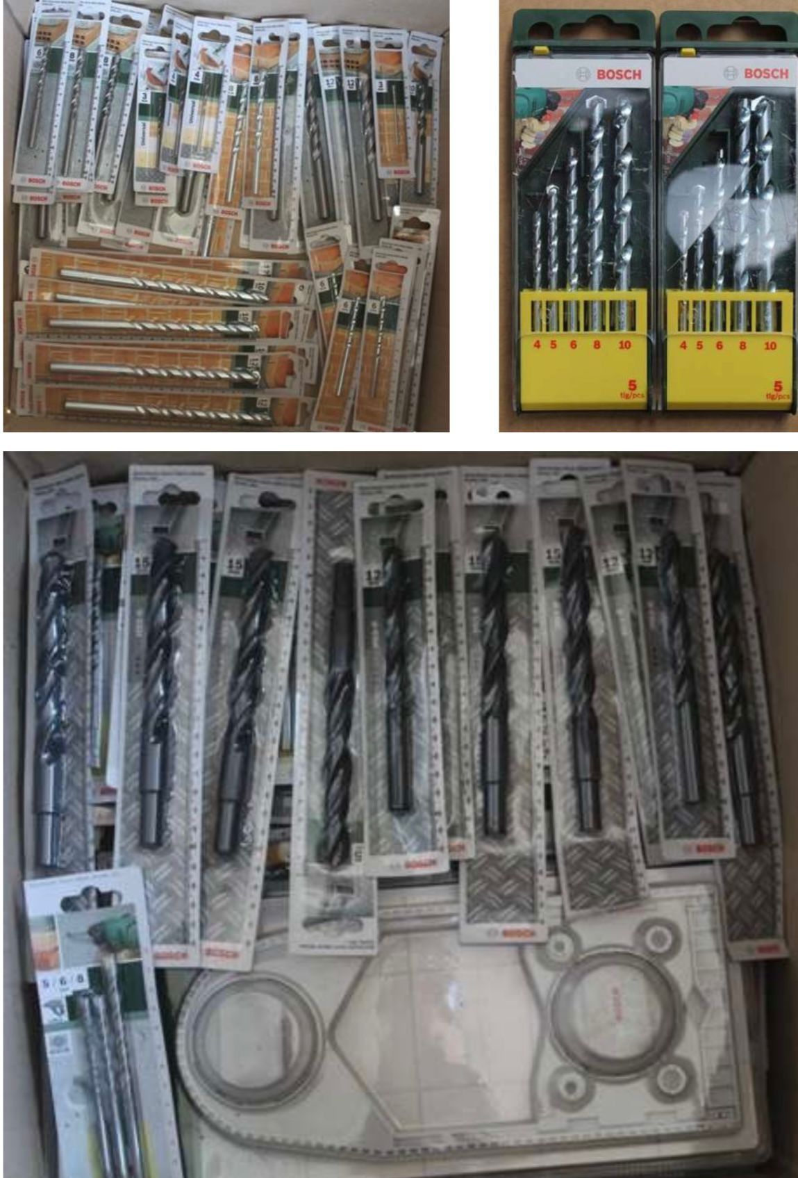 €1,80 al pezzo BOSCH, TIVOLY, BRIKSTEIN, ecc. stock utensili elettrici 100.000 pezzi - RIF. TV6038