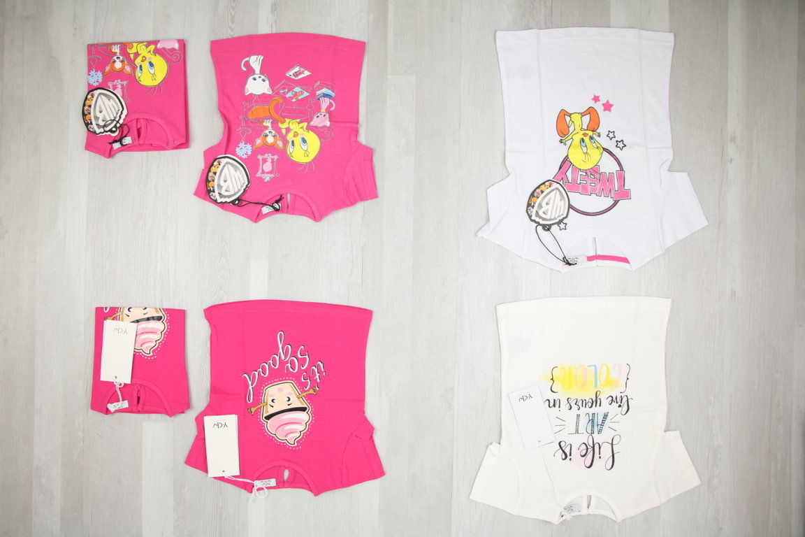 SCONTATO -20% €4,00 al pezzo Y-CLÙ stock abbigliamento bambini 98 pezzi - P/E - RIF. 6057AF