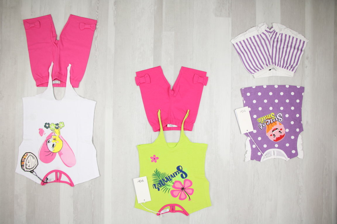 SCONTATO -20% €4,00 al pezzo Y-CLÙ stock abbigliamento bambini 98 pezzi - P/E - RIF. 6057AF