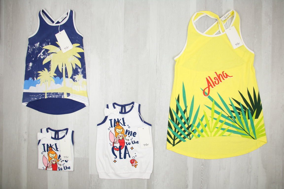 SCONTATO -20% €4,00 al pezzo Y-CLÙ stock abbigliamento bambini 98 pezzi - P/E - RIF. 6057AF