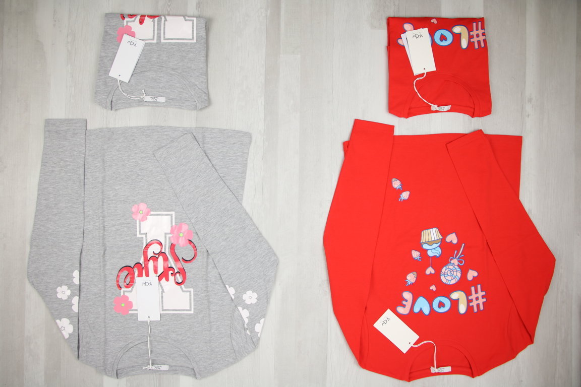 SCONTATO -20% €4,00 al pezzo Y-CLÙ stock abbigliamento bambini 98 pezzi - P/E - RIF. 6057AF