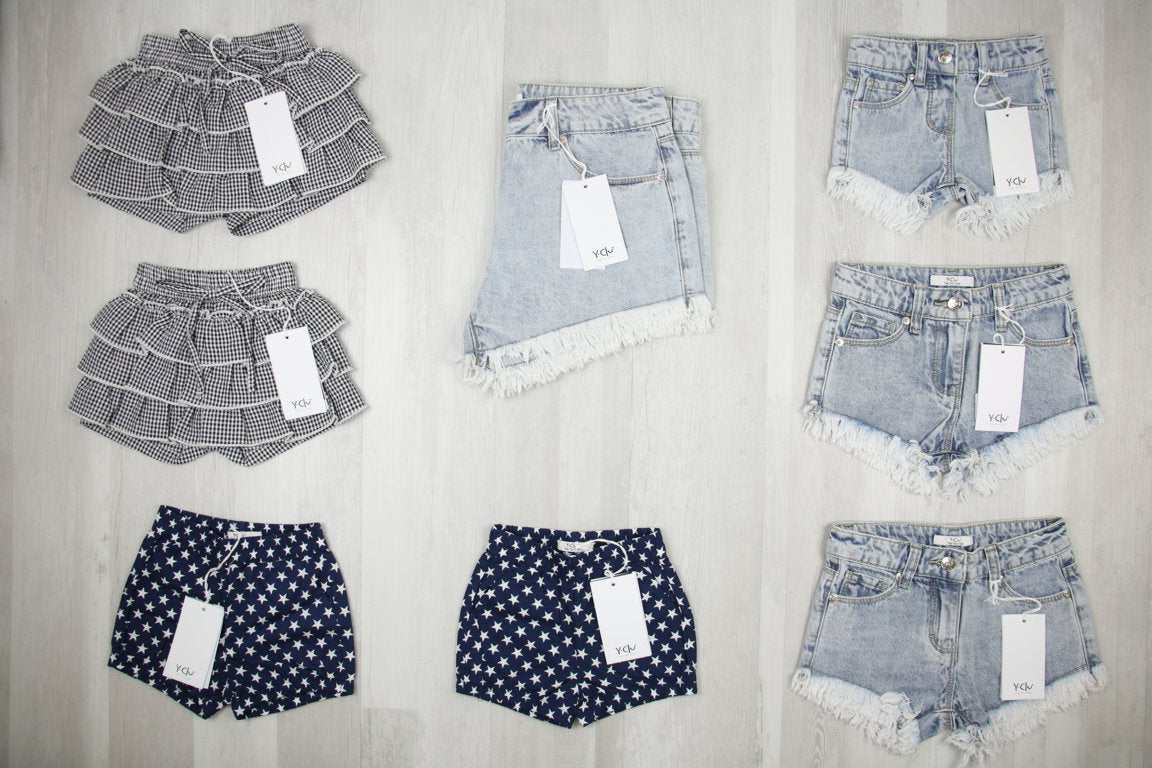SCONTATO -20% €4,00 al pezzo Y-CLÙ stock abbigliamento bambini 98 pezzi - P/E - RIF. 6057AF
