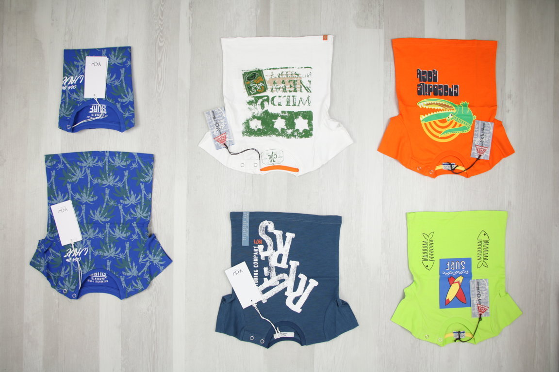 SCONTATO -20% €4,00 al pezzo Y-CLÙ stock abbigliamento bambini 98 pezzi - P/E - RIF. 6057AF
