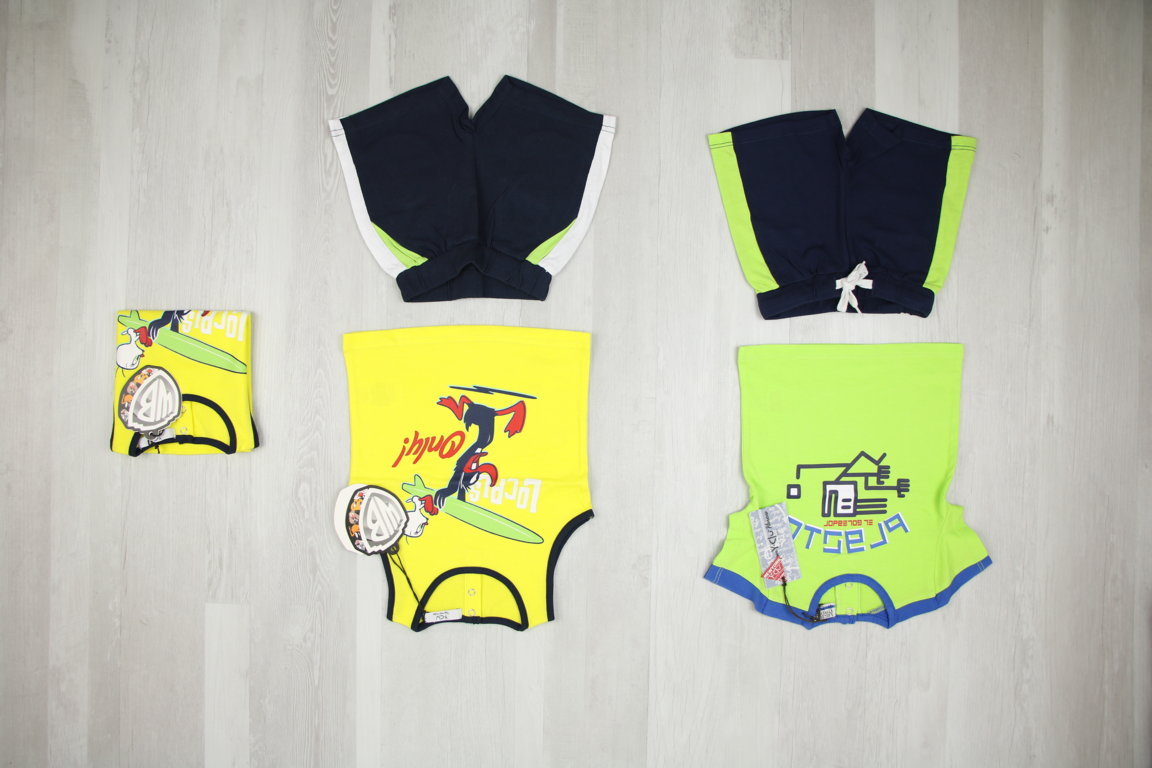 SCONTATO -20% €4,00 al pezzo Y-CLÙ stock abbigliamento bambini 98 pezzi - P/E - RIF. 6057AF