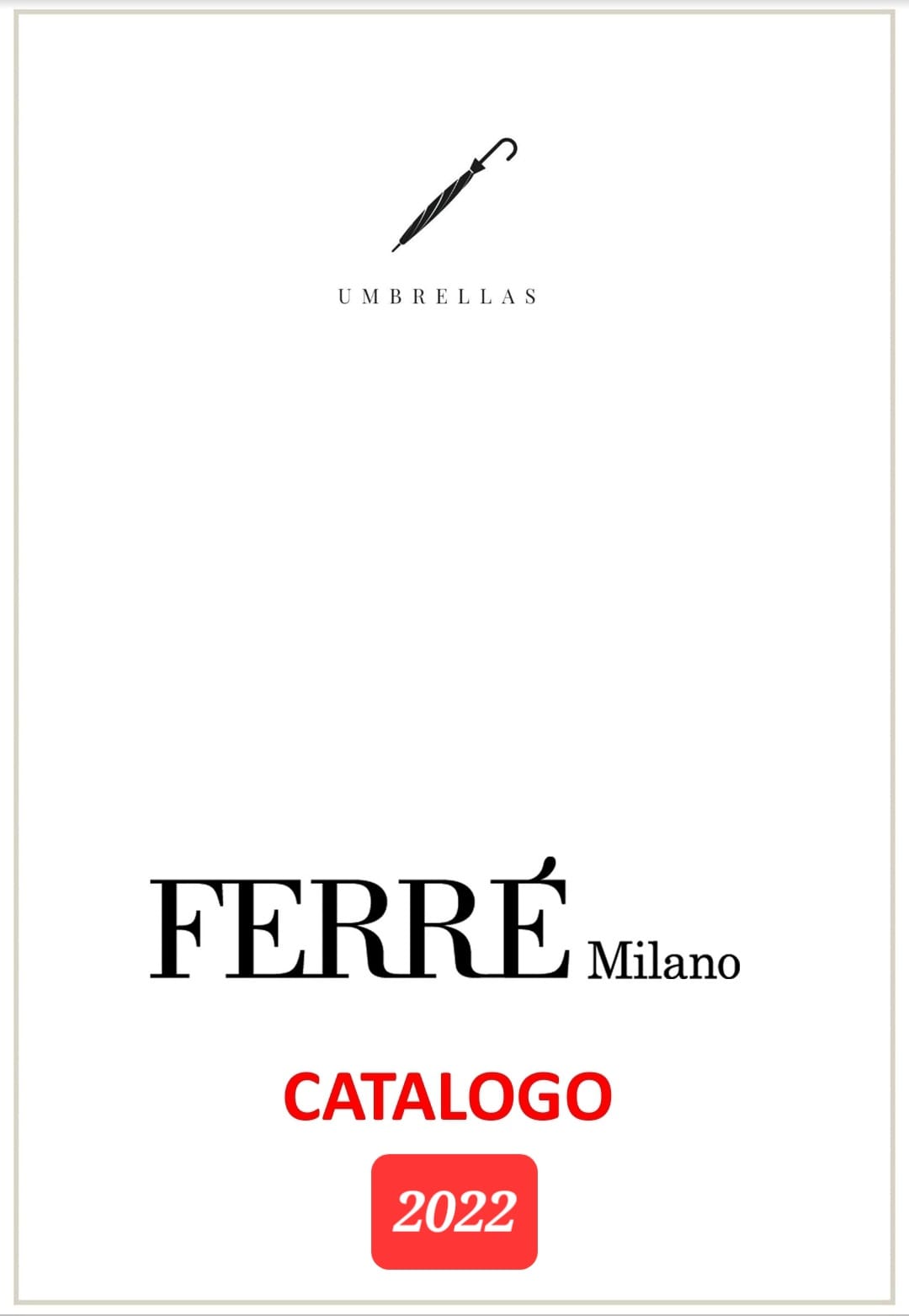 €6,50 al pezzo FERRE’ stock ombrelli 630 pezzi - A/I - RIF. TV6111