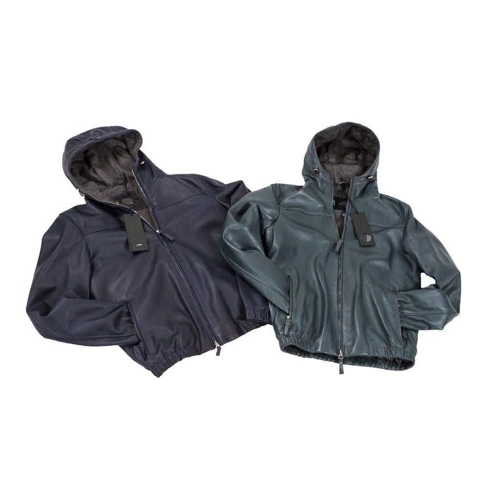 45,00 € la pièce MADE IN ITALY Stock de 123 pièces de vestes en cuir pour hommes et femmes - REF. TV6066