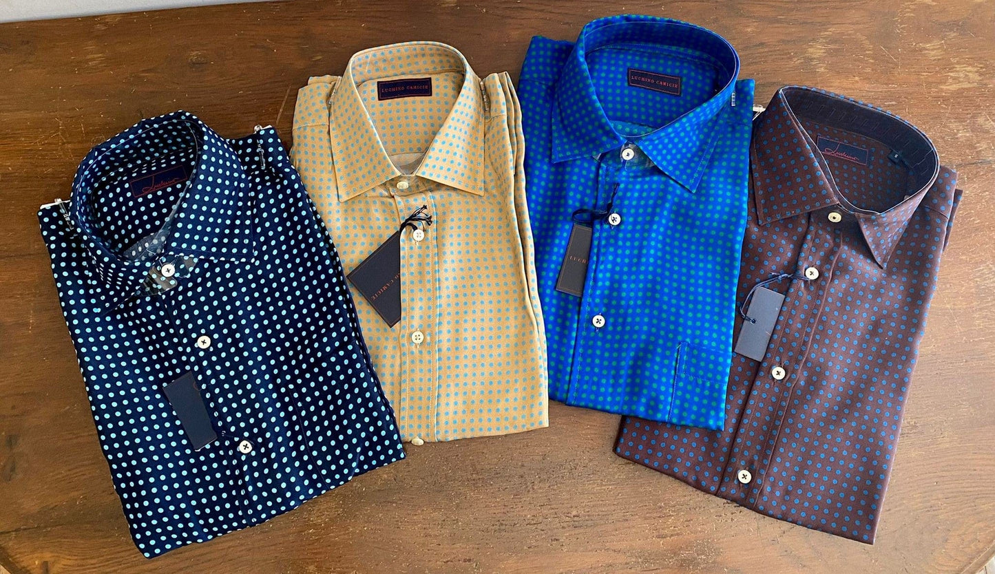 stock camicie uomo - €12,00 al pezzo LUCHINO CAMICIE stock camicie uomo slim - RIF. TV3921