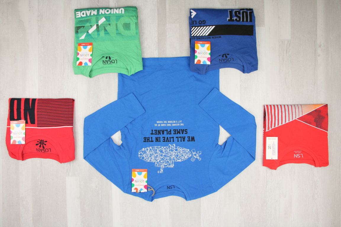 €3,90 al pezzo LOSAN stock abbigliamento bambini 228 pezzi - P/E - RIF. 6253