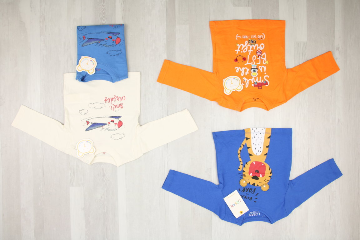 €3,90 al pezzo LOSAN stock abbigliamento bambini 228 pezzi - P/E - RIF. 6253
