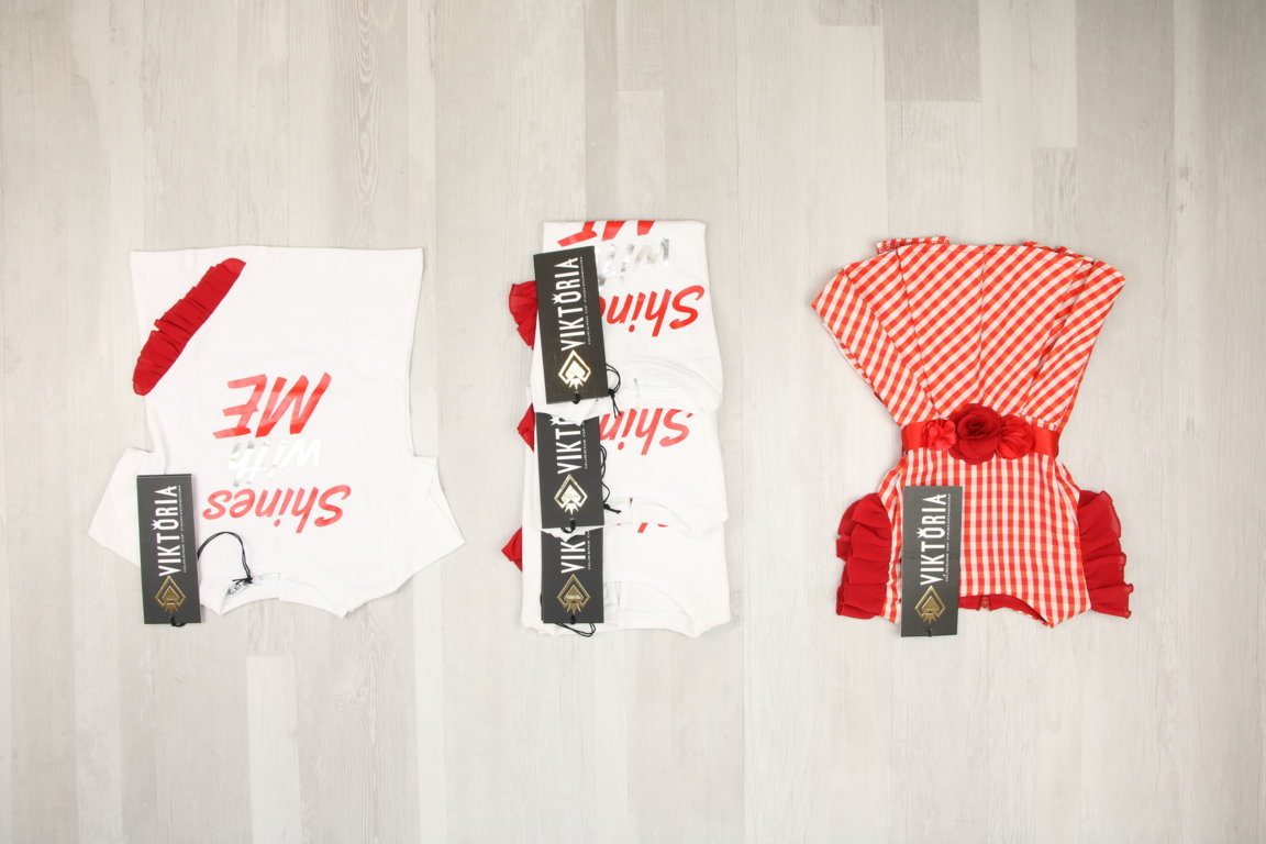 €4,50 al pezzo VIKTORIA stock abbigliamento bambina 98 pezzi - P/E - RIF. 6256