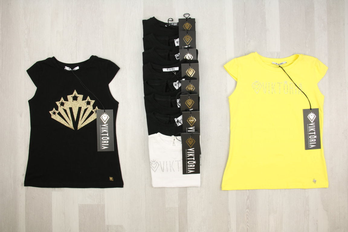 €4,50 al pezzo VIKTORIA stock abbigliamento bambina 98 pezzi - P/E - RIF. 6256