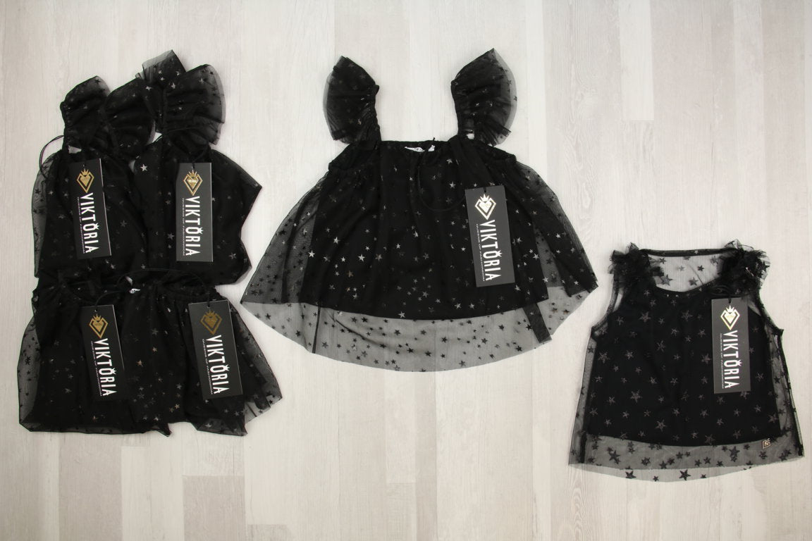 €4,50 al pezzo VIKTORIA stock abbigliamento bambina 98 pezzi - P/E - RIF. 6256